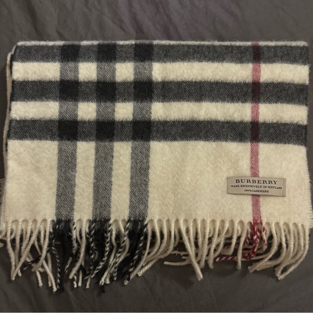 Authentic Burberry Check Scarf